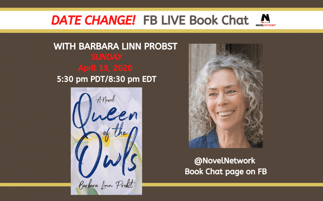 FB Live Book Chat With Barbara Linn Probst – DATE CHANGE!