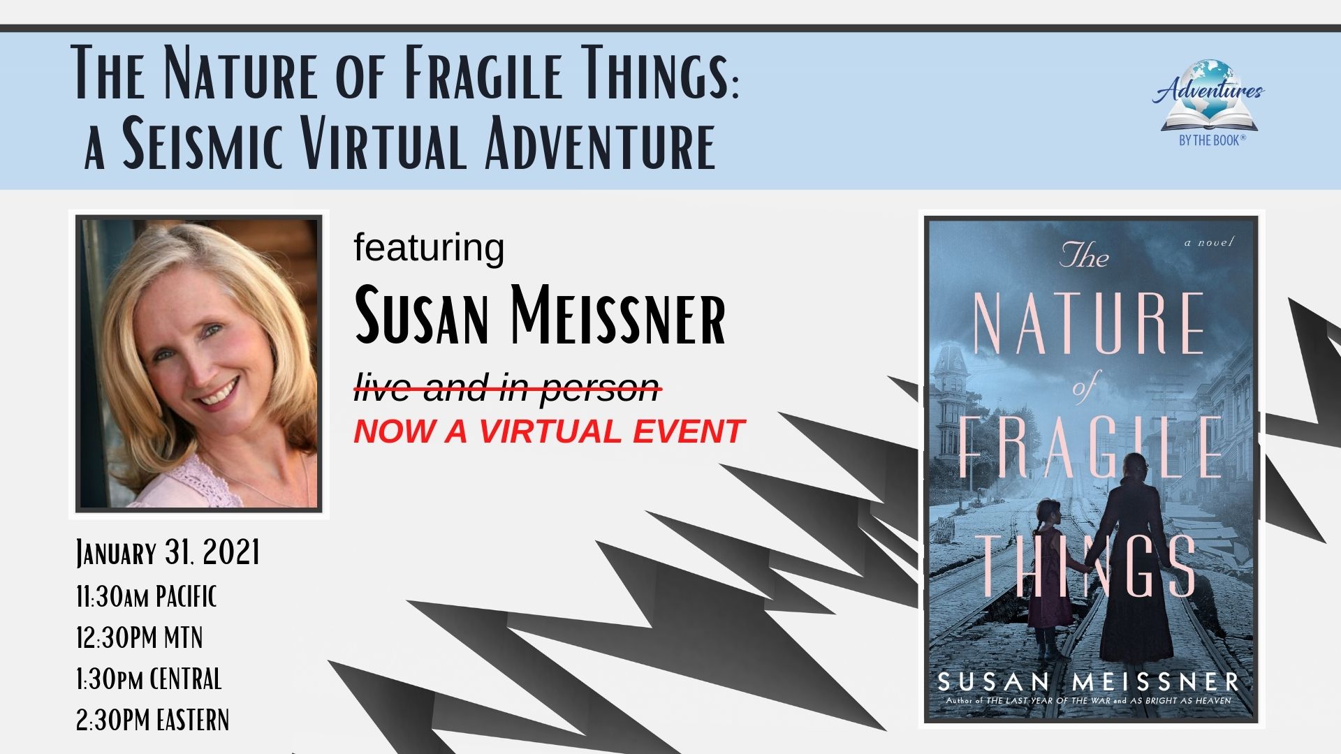 The Nature of Fragile Things: A Seismic (Virtual) Adventure - NovelNetwork®