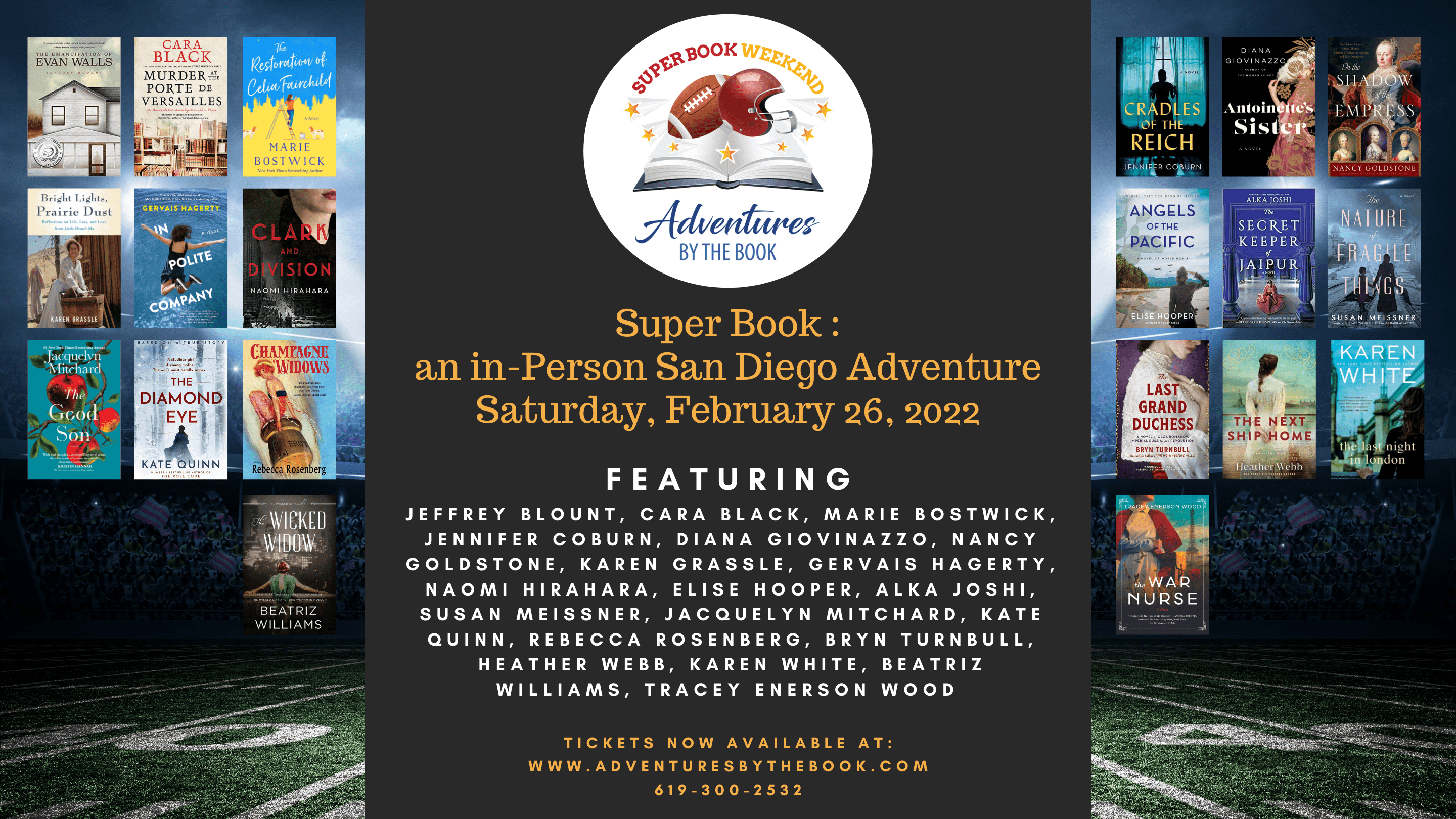 Super Book III: a Live and In-Person Adventure featuring 20 authors (including) half-time speaker Karen Grassle