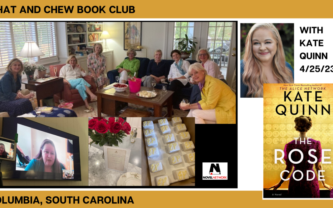 This book club pulls out all the stops!