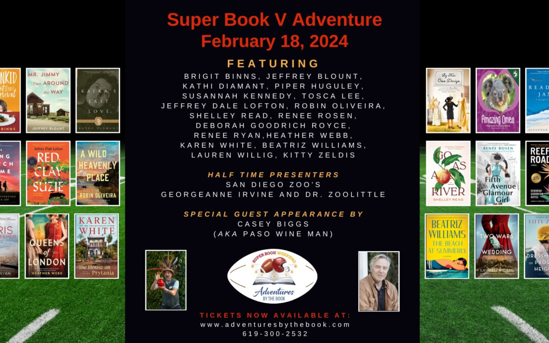 Super Book V: a San Diego Adventure with 20 bestselling authors… Early Bird Registration Now Available!