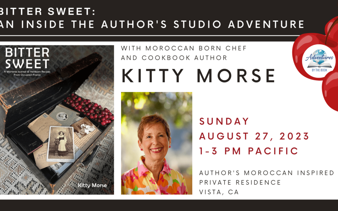 Inside the Author’s Studio Adventure featuring Moroccan-born chef and cookbook author Kitty Morse